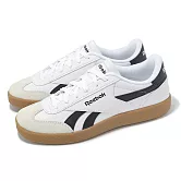 Reebok 休閒鞋 Smash Edge S 男鞋 女鞋 白 黑 膠底 復古 麂皮 情侶鞋 100208245 27.5cm WHITE/BLACK/GUM