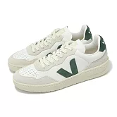 Veja 休閒鞋 V-90 O.T. Leather 男鞋 米白 綠 麂皮 經典 小白鞋 VD2003384B 27.5cm EXTRA/WHITE CYPRUS