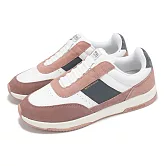 Royal Elastics 休閒鞋 Crown Lux 女鞋 白 粉 灰 真皮 拼接 獨家彈力帶 經典 97543019 24.5cm WHITE/PINK