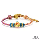 【點睛品】彩繪吞金獸 黃金手繩