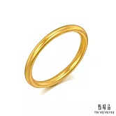 【點睛品】簡約細環黃金戒指_計價黃金(港圍21號)