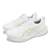 Asics 慢跑鞋 GEL-Cumulus 27 女鞋 白 灰 緩衝 厚底 輕量 休閒 運動鞋 亞瑟士 1012B772100 25cm WHITE/LAKE GREY