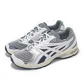 Asics 休閒鞋 GEL-DS Trainer 14 男鞋 女鞋 白 銀  緩衝 拼接 復古跑鞋 亞瑟士 1203A607100 28cm WHITE/PURE SILVER