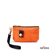 satana - Soldier 實用拉鍊化妝包/零錢包 - 暖陽橙