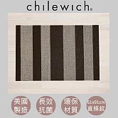 【chilewich】美國抗菌環保地墊 玄關墊61x91cm直條紋 鵝卵石棕