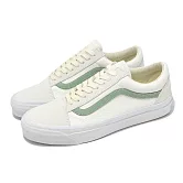Vans 休閒鞋 Lx Old Skool 男鞋 女鞋 Premium 白 綠 麂皮 經典 板鞋 VN000D56ESK 24.5cm WHITE/GREEN