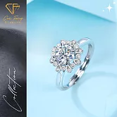 【CF鑽飾】女戒《繁星點點》莫桑鑽 1克拉鑽戒 戒指