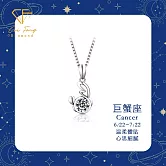 【CF鑽飾】項鍊《星座系列》莫桑鑽 1克拉鑽墜  巨蟹座
