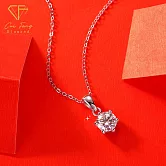 【CF鑽飾】項鍊《宣言》莫桑鑽1克拉 鑽墜