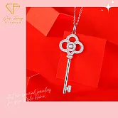 【CF鑽飾】項鍊《真摯》莫桑鑽10分 鑽墜