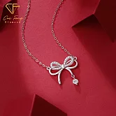 【CF鑽飾】項鍊《愛戀永結》莫桑鑽10分 鑽墜