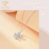 【CF鑽飾】項鍊《幸運眷顧》莫桑鑽1克拉 鑽墜