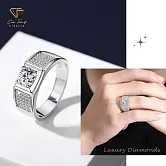 【CF鑽飾】男戒《滿天星》莫桑鑽 1克拉 鑽戒 戒指