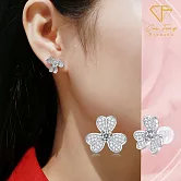 【CF鑽飾】耳環《伊甸》莫桑鑽 0.3克拉 耳釘 耳針