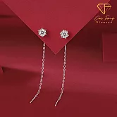 【CF鑽飾】耳環《扉凡》莫桑鑽 1克拉 耳釘 耳針