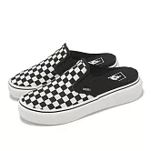 Vans 休閒鞋 V98 Mule Hover Slip On 男鞋 女鞋 黑 白 棋盤格 懶人鞋 6741440002 24cm BLK/WHT/CHK