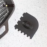 【美國LODGE】鑄鐵鍋具用清潔刮板2件組(橫紋鍋用款)