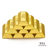 【點睛品】網路獨家款 珍藏金磚造型小金豆10塊 (2.6錢/10克)_計價黃金