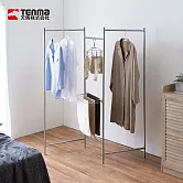 【日本天馬】PORISH 室內用極簡輕量多功能折疊掛衣架-M-DIY