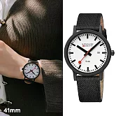 MONDAINE 瑞士國鐵 essence Solar太陽光動能永續腕錶 41910LBs/ 41mm