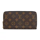 LV Monogram ㄇ型拉鍊長夾_展示品 (內裡紫紅)