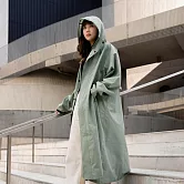 MECOVER Pro｜ TORAY集團東麗酒伊南通 (TSD) 超能風雨衣 (輕量、防風、防水，日常通勤機能)- 灰石綠 M/L