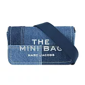 MARC JACOBS The Denim 棉質牛仔迷你翻蓋包 (藍色)