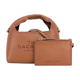 MARC  JACOBS The Sack Bag 牛皮二用包(Micro) (堅果棕)