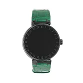 LV Tambour Horizon 鱷魚皮錶帶智能手錶_展示品 (黑色/綠色)