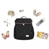 satana - Solider 大容量後背包- 亮黑色