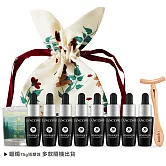 LANCOME 蘭蔻 保養香氛限定組[超極限肌因賦活露7mlX8+臉部推推棒+香氛蠟燭75g]-國際航空版