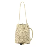 ISSEY MIYAKE 三宅一生 BAOBAO WRING ONE-TONE 亮面抽繩水桶包(多色選)- 奶油黃