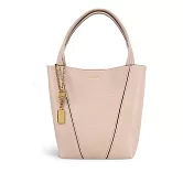 CHLOE Horse Medal 粒面皮革肩背包 粉色