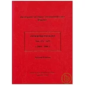 R.O.C.CONSTITUTIONAL COURT REPORTER INTERPRETATIONS NO571-622(2004-2006)2/e