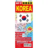 MAP OF KOREA 韓國地圖