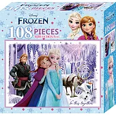 冰雪奇緣 108片盒裝拼圖(C)