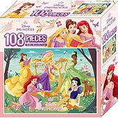 迪士尼公主 108片盒裝拼圖(D)