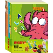 最佳夥伴 套組：《自然發音拼讀系列Phonics Step by Step 1-2》+《樂樂貝貝的異想世界：國王的金手指+精靈與鞋匠+蟋蟀與螞蟻》