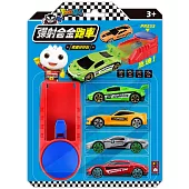 FOOD超人彈射合金跑車