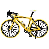 鋅合金腳踏車：黃色