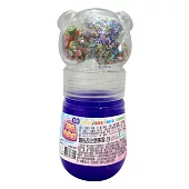 閃亮泡泡泥：珠光紫：(紫色泡泡泥+奇幻亮片+彩虹珠珠+水果軟陶)