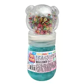 閃亮泡泡泥：珠光藍：(藍色泡泡泥+奇幻亮片+彩虹珠珠+水果軟陶)