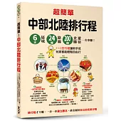 超簡單!中部北陸排行程：6大區域x 24條路線x200+食購遊宿一次串聯!1~2日行程讓新手或玩家都能輕鬆自由行