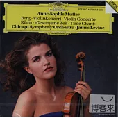 Berg: Violin Concerto; Rihm: ＂Time Chant＂ / Mutter, Levine Conducts Chicago Symphony Orchestra