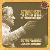 Stravinsky: The Rite of Spring & Suite from ＂The Firebird＂ / Leonard Bernstein, LSO & New York Philharmonic