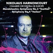 Nikolaus Harnoncourt & Chamber Orchestra Of Europe / Mendelssohn: Symphonies Nos 3 & 4