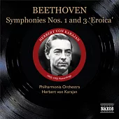 Beethoven: Symphonies Nos. 1 and 3 / Karajan