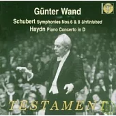 Franz Schubert : Symphonien Nr.6 & 8 / Heinz Schroter / Gunter Wand / Gürzenich Orchestra of Cologne