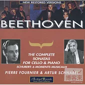 Beethoven: Cello Sonatas; Schubert: 6 Moments Musicaux (2CD) / Pierre Fournier / Artur Schnabel