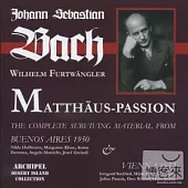 Bach: Matthaus-Passion (2CD) / Furtwangler (Buenos Aires 1950 & Wien 1952)